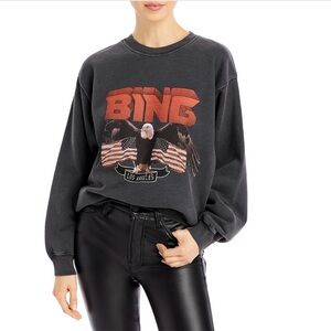 Anine Bing Charcoal Sweatshirt M